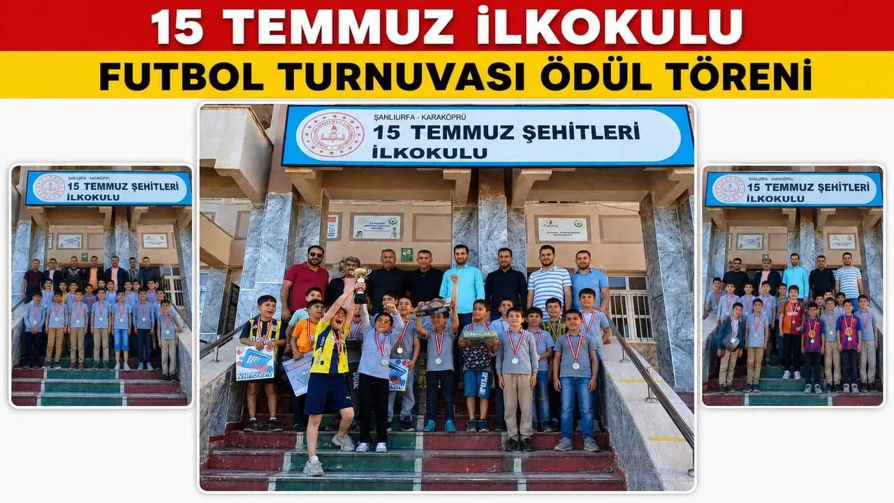 15 Temmuz Şehitleri İlkokulunda Futbol Heyecanı